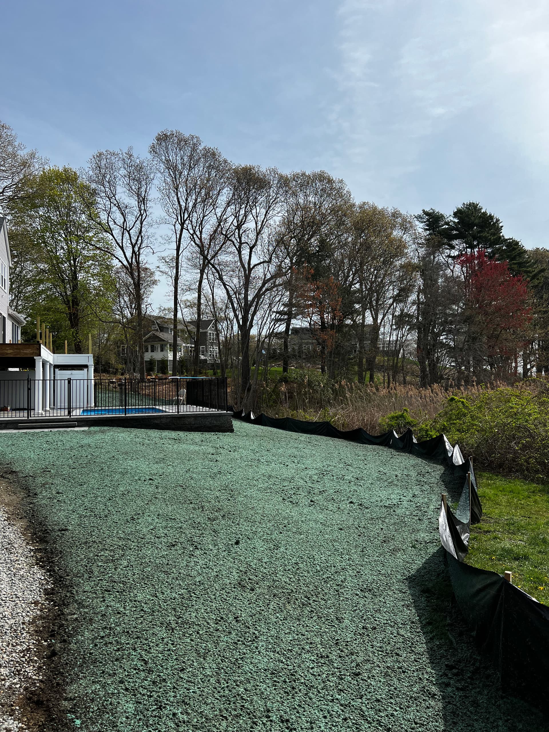 Gallery photos for From Bare Soil to Lush Lawn - Hydroseeding by Libby Property Maintenance: Image #1