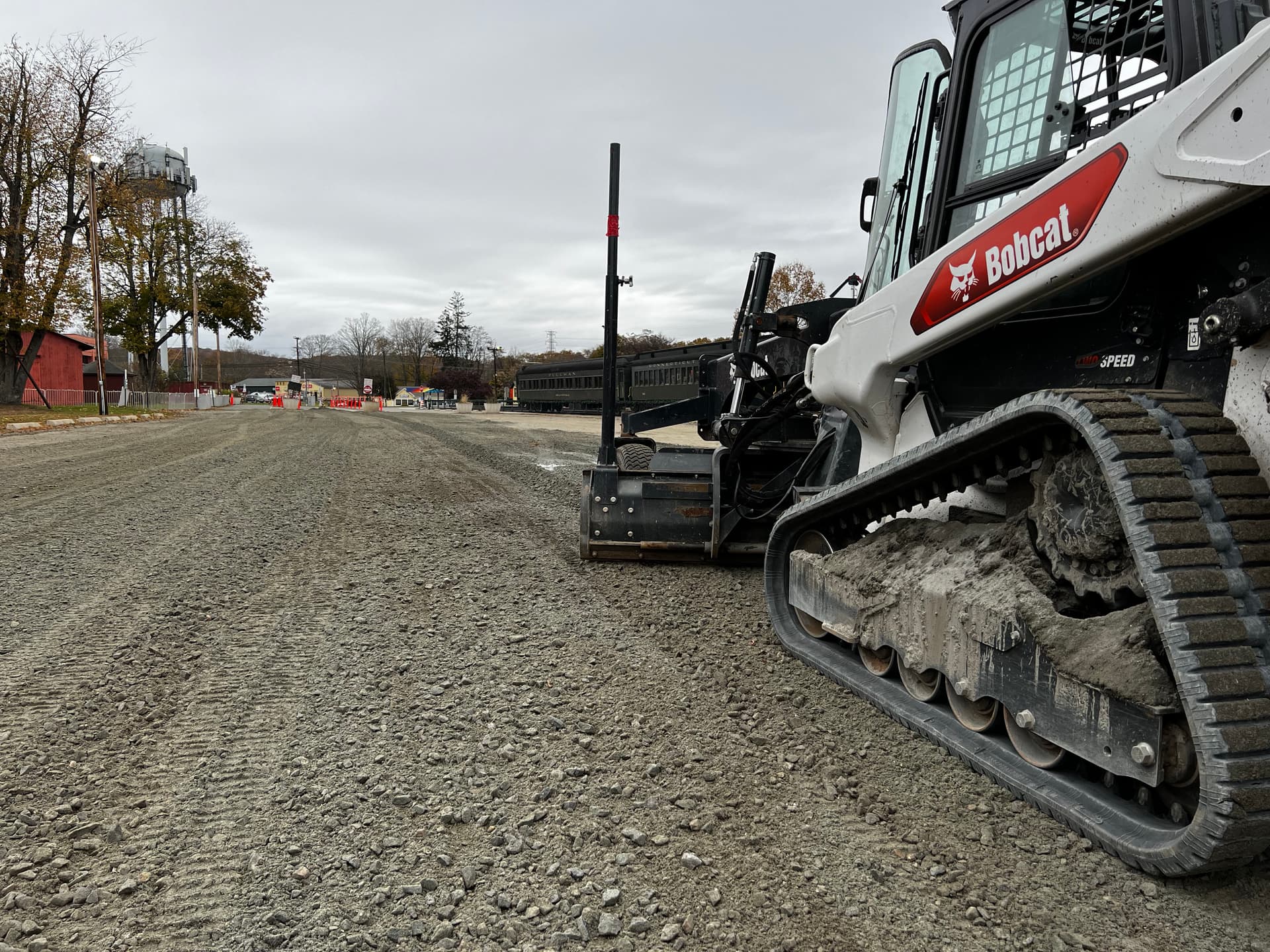 Dirt Parking Lot Grading Done Right image